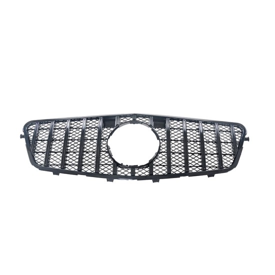 Μάσκα Για Mercedes-Benz E-Class W212 09-13 GT Amg Panamericana Look Γυαλιστερή Μαύρη 1 Τεμάχιο