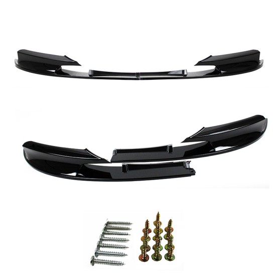 Μπροστινό Spoiler Για Bmw 3 F30/F31 11-19 M-Packet Γυαλιστερό Μαύρο M-Performance Look 2 Τεμάχια