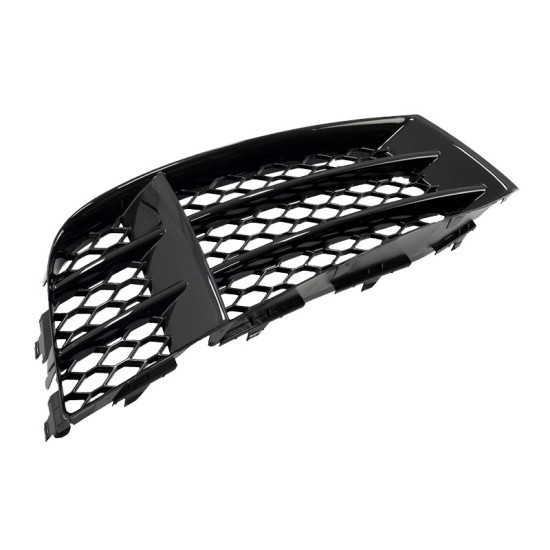 Δίχτυ Προφυλακτήρα Εμπρός Πλαινό Για Audi A5 8T 08-16 Για Τον RS5 Προφυλακτήρα Γυαλιστερό Μαύρο Αριστερό & Δεξί 2 Τεμάχια