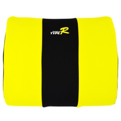 Μαξιλαράκι Μέσης Type-R Για Το Κάθισμα Του Αυτοκινήτου 35x30cm Κίτρινο / Μαύρο 1 Τεμάχιο 11139