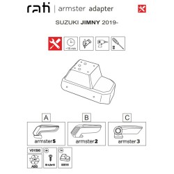 Βάση Τεμπέλη Ειδική Για Suzuki Jimny 19+ Armster Rati 1 Τεμάχιο Βάση Τεμπέλη Ειδική Για Suzuki Jimny 19+ Armster Rati 1 Τεμάχιο