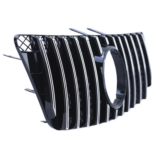 Μάσκα Για Mercedes-Benz ML-Class W164 08-11 GT Amg Panamericana Look Honeycomb Μαύρο/Χρώμιο 1 Τεμάχιο