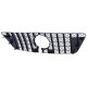 Μάσκα Για Mercedes-Benz ML-Class W164 08-11 GT Amg Panamericana Look Honeycomb Μαύρο/Χρώμιο 1 Τεμάχιο