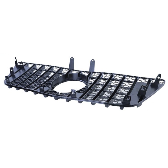 Μάσκα Για Mercedes-Benz ML-Class W164 08-11 GT Amg Panamericana Look Honeycomb Μαύρο/Χρώμιο 1 Τεμάχιο