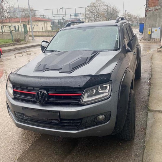 Ανεμοθραύστης / Αντιανεμικό Καπό Για VW Amarok 2010+ Μαύρο Χρώμα