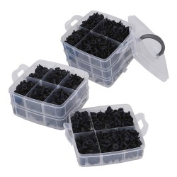 Κουμπώματα Ταπετσαρίας Αυτοκινήτου 620 Τεμάχια (16 Διαφορετικά Σχέδια) Κουμπώματα Ταπετσαρίας Αυτοκινήτου 620 Τεμάχια (16 Διαφορετικά Σχέδια)