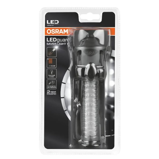 Φακός 12+1 Led Osram / Σφυράκι Έκτακτης Ανάγκης LEDSL101