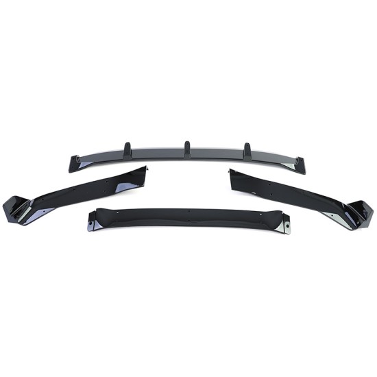 Μπροστινό Spoiler Για Bmw X5 F15 13-18 Γυαλιστερό Μαύρο M-Performance Look 4 Τεμάχια