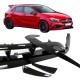 Splitters Μπροστινού Προφυλακτήρα Για Mercedes-Benz A-Class W176 15-18 Facelift Amg Line Έκδοση Γυαλιστερό Μαύρο 7 Τεμάχια