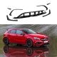 Splitters Μπροστινού Προφυλακτήρα Για Mercedes-Benz A-Class W176 15-18 Facelift Amg Line Έκδοση Γυαλιστερό Μαύρο 7 Τεμάχια
