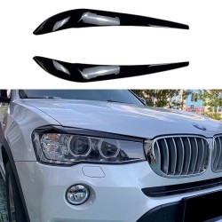 Φρυδάκια Μπροστινών Φαναριών Για Bmw X3 F25 LCI & X4 F26 2014-2017 Βαμμένα Μάυρο Γυαλιστερό Χρώμα 2 Τεμάχια Φρυδάκια Μπροστινών Φαναριών Για Bmw X3 F25 LCI & X4 F26 2014-2017 Βαμμένα Μάυρο Γυαλιστερό Χρώμα 2 Τεμάχια