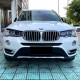 Φρυδάκια Μπροστινών Φαναριών Για Bmw X3 F25 LCI & X4 F26 2014-2017 Βαμμένα Μάυρο Γυαλιστερό Χρώμα 2 Τεμάχια