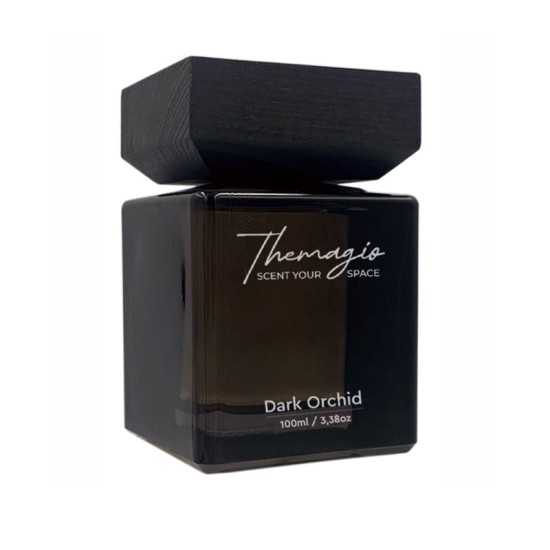 Αρωματικό Χώρου Σε Μαύρο Μπουκάλι Με Μαύρα Sticks "Dark Orchid" 100ml Themagio 77326