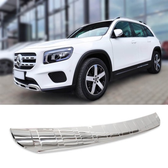 Προστατευτικό Πίσω Προφυλακτήρα Για Mercedes-Benz GLB X247 19+ Από Ανοξείδωτο Ατσάλι (Steel)