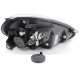 Φανάρι Μπροστινό Αριστερό Για Fiat Grande Punto 05-08 Μαύρα "Abarth Look" H4 Με Μοτέρ TYC