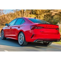 Αεροτομή Πορτ Παγκάζ Για Skoda Octavia MK4 2020+ RS V2 Style Μαύρο Γυαλιστερό Από Abs Πλαστικό Αεροτομή Πορτ Παγκάζ Για Skoda Octavia MK4 2020+ RS V2 Style Μαύρο Γυαλιστερό Από Abs Πλαστικό