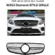 Μάσκα Για Mercedes-Benz GLC-Class X253 15-20 Diamond Look Μαύρο/Χρώμιο