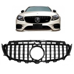 Μάσκα Για Mercedes-Benz E-Class W213 16-19 GT Amg Panamericana Look Μαύρο Γυαλιστερό 1 Τεμάχιο