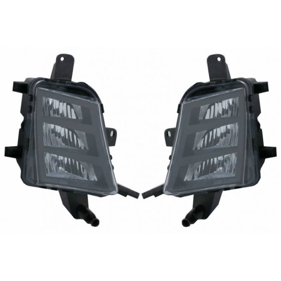 Μπροστινός Προφυλακτήρας Για VW Golf VII (7) 13-17 Upgrade to GTI 7.5 Look 17-19 Σετ Με Μάσκα & Led Προβολείς