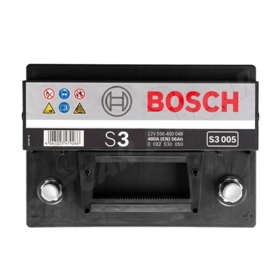 Μπαταρία Αυτοκινήτου 56Ah Δεξιά Bosch 480Α (ΕΝ) S3005