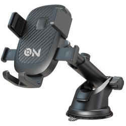 Βάση Κινητού Αυτοκινήτου Για Το Ταμπλό Με Άγκιστρα Και Ρυθμιζόμενη Γωνία On Mobile Accessories Μαύρη 1 Τεμάχιο