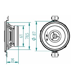 Ηχεία Αυτοκινήτου Alpine SXE-0825S 3.5''/8.6cm 150w Peak 20w RMS Ομοαξονικά 2 Δρόμων Ζευγάρι 2 Τεμάχια Ηχεία Αυτοκινήτου Alpine SXE-0825S 3.5''/8.6cm 150w Peak 20w RMS Ομοαξονικά 2 Δρόμων Ζευγάρι 2 Τεμάχια