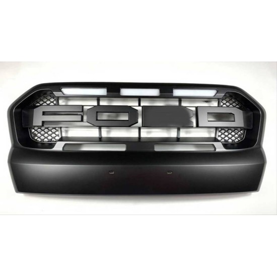Μάσκα Για Ford Ranger T7 15-18 Raptor Look Μαύρο Ματ