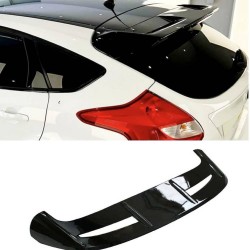 Αεροτομή Οροφής Για Ford Focus Hatchback 11-18 ST-Line Γυαλιστερή Μαύρη Από Abs Πλαστικό