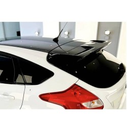 Αεροτομή Οροφής Για Ford Focus Hatchback 11-18 ST-Line Γυαλιστερή Μαύρη Από Abs Πλαστικό