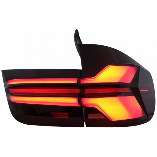 Πισινά Φανάρια Set Για Bmw X5 E70 07-13 Led Bar Upgrade to G05 LCI Look Smoke