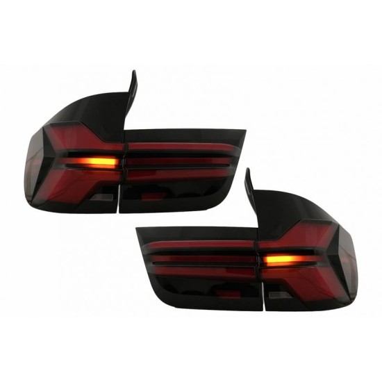 Πισινά Φανάρια Set Για Bmw X5 E70 07-13 Led Bar Upgrade to G05 LCI Look Smoke