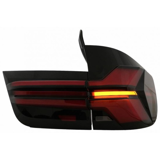 Πισινά Φανάρια Set Για Bmw X5 E70 07-13 Led Bar Upgrade to G05 LCI Look Smoke