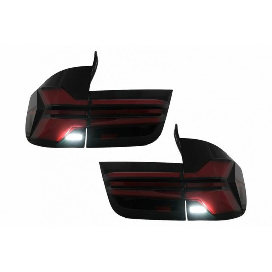 Πισινά Φανάρια Set Για Bmw X5 E70 07-13 Led Bar Upgrade to G05 LCI Look Smoke