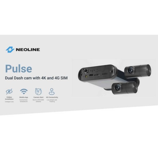 Κάμερα Καταγραφής Πορείας 2 Channel Wi-fi FHD+HD Neoline Pulse Κάμερα Καταγραφής Πορείας 2 Channel Wi-fi FHD+HD Neoline Pulse