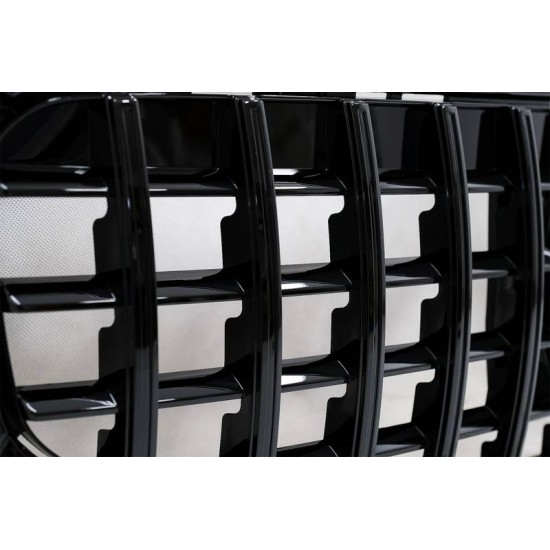 Μάσκα Για Mercedes-Benz GLB X247 19-23 Standard / Progressive / Style Panamericana Look Glossy Black/Night Package