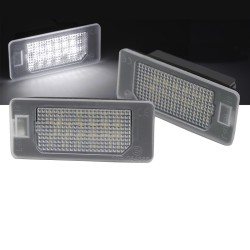 Led Φαναράκια Πινακίδας Για Fiat 500X 18+ / 500e 20+ / Abarth 500e 23+ / Alfa Romeo Tonale 22+ Ζευγάρι 2 Τεμάχια
