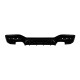 Diffuser Πίσω Προφυλακτήρα Για Bmw 1 F20 F21 15-19 M-Packet Γυαλιστερό Μαύρο Με 2 Διπλές Τρύπες Εξάτμισης Αριστερά & Δεξιά Από Abs Πλαστικό 1 Τεμάχιο