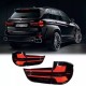 Πισινά Φανάρια Set Για Bmw X5 F15 (2013-2018) Led Bar Upgrade to G05 LCI Look Smoke