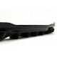 Diffuser Πίσω Προφυλακτήρα Για Mercedes-Benz C-Class W206 S206 Sport Line 2021+ C63 Look Με 2 Διπλές Εξατμίσεις Δεξιά & Αριστερά Μαύρες Από Abs Πλαστικό 1 Τεμάχιο