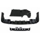 Diffuser Πίσω Προφυλακτήρα Για Mercedes-Benz C-Class W206 S206 Sport Line 2021+ C63 Look Με 2 Διπλές Εξατμίσεις Δεξιά & Αριστερά Μαύρες Από Abs Πλαστικό 1 Τεμάχιο