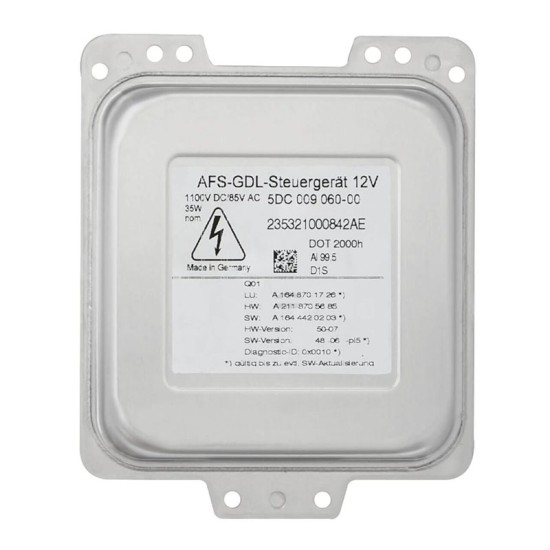 Αναλλακτικό Ballast D1S Xenon Για Φανάρι Mercedes-Benz E-Class W211 03-09 / Porsche Cayenne 07-10 , Panamera 10-13 1 Τεμάχιο