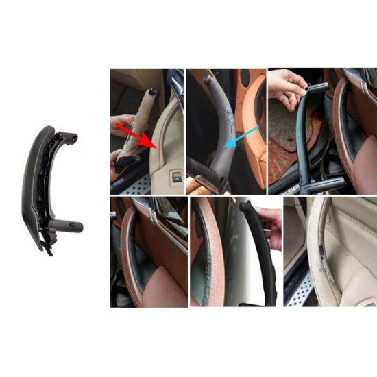 Χειρολαβή Πόρτας Εσωτερική Για Bmw X3 F25 , X4 F26 Εμπρός & Πίσω Δεξιά Σετ 2 Τεμαχίων Μαύρο