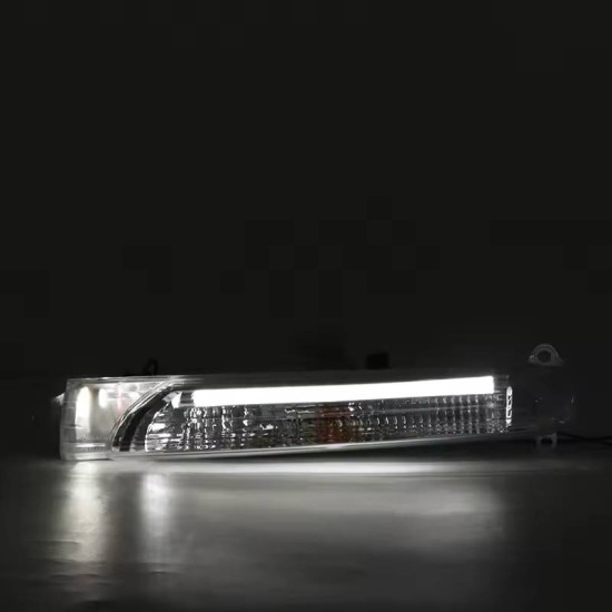 Μπροστινά Φλας Για Porsche Cayenne 957 GTS Turbo 2007-2010 Με Led DRL 2 Τεμάχια