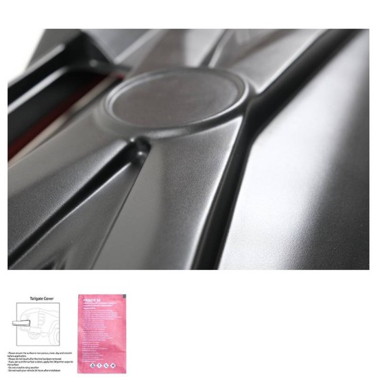 Προστατευτικό Πόρτας Καρότσας Για Mercedes-Benz X-Class W470 2017+ Μεγάλο Από Abs Πλαστικό Μαύρο