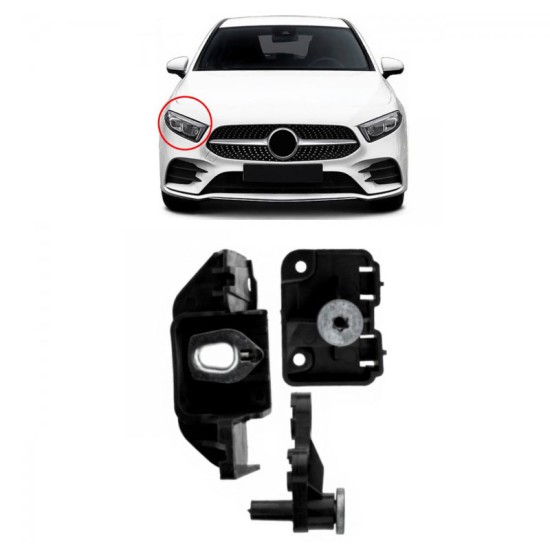Βάσεις Επισκευής Δεξιού Φαναριού Για Mercedes-Benz A-Class W177 18+ / CLA C118/W118 19+ 3 Τεμάχια