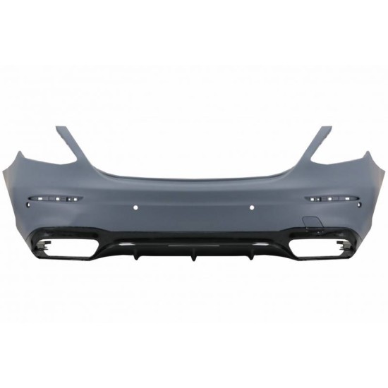 Πισινός Προφυλακτήρας Για Mercedes-Benz E-Class W213 16-19 Pre-Facelift Amg 63s Look Black Edition