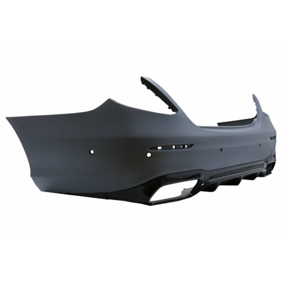 Πισινός Προφυλακτήρας Για Mercedes-Benz E-Class W213 16-19 Pre-Facelift Amg 63s Look Black Edition