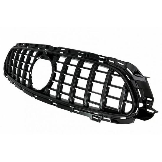 Μάσκα Για Mercedes-Benz E-Class Facelift W213 S213 C238 A238 Amg Line GT Panamericana Look Μαύρο 1 Τεμάχιο