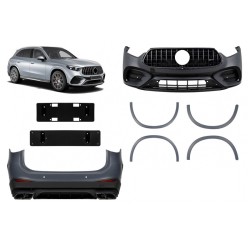 Body Kit Για Mercedes-Benz GLC SUV X254 Sport Line (2022+) GLC63Amg Look Night Package Με Προφυλακτήρες, Μάσκα, Μπούκες Body Kit Για Mercedes-Benz GLC SUV X254 Sport Line (2022+) GLC63Amg Look Night Package Με Προφυλακτήρες, Μάσκα, Μπούκες