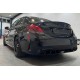 Μπούκες Εξάτμισης Για Mercedes-Benz C-Class W205 / E-Class W213 / S-Class W222 / GLE C292 / GLE W166 / GLC W253 Amg Look Black Edition 2 Τεμάχια